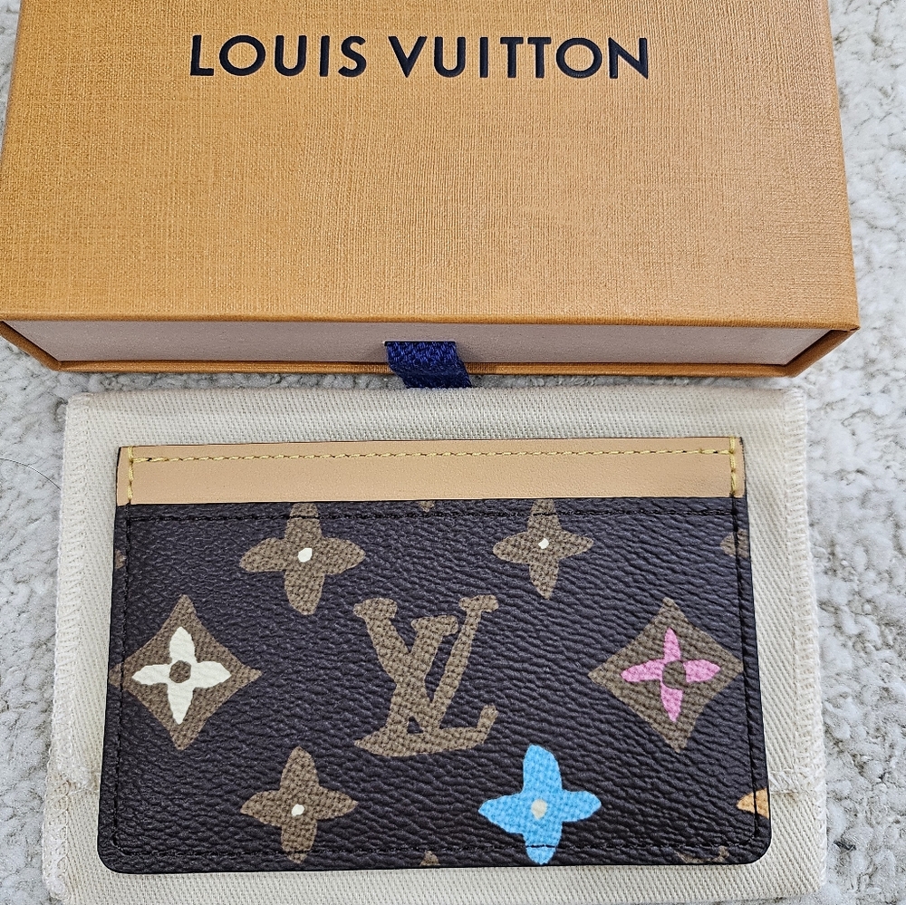 Louis Vuitton Tyler The Creator Dog Print Card Wallet - Picture 3 of 4